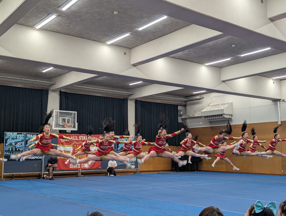 YOCS All Star Cheer STARS Crystal GOLD