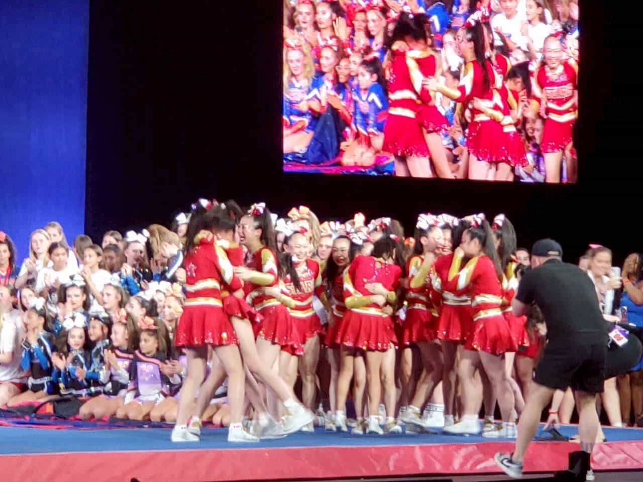 YOCS All Star Cheer STARS Crystal GOLD