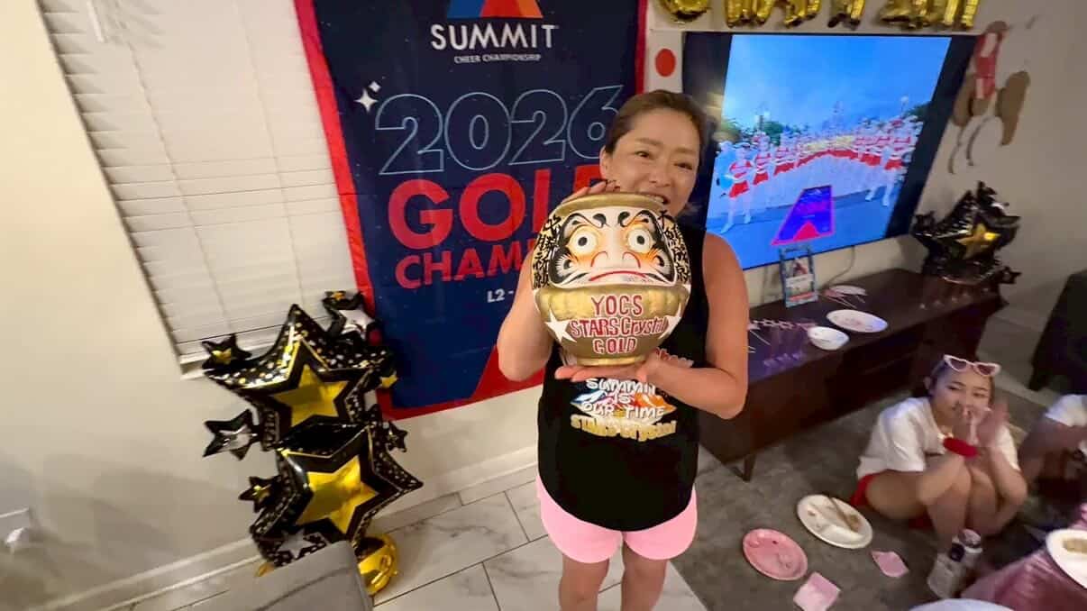 YOCS All Star Cheer STARS Crystal GOLD
