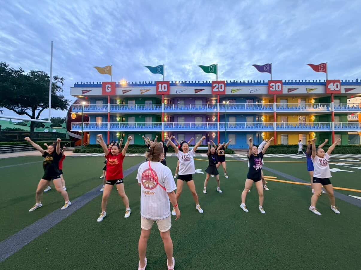 YOCS All Star Cheer STARS Crystal GOLD