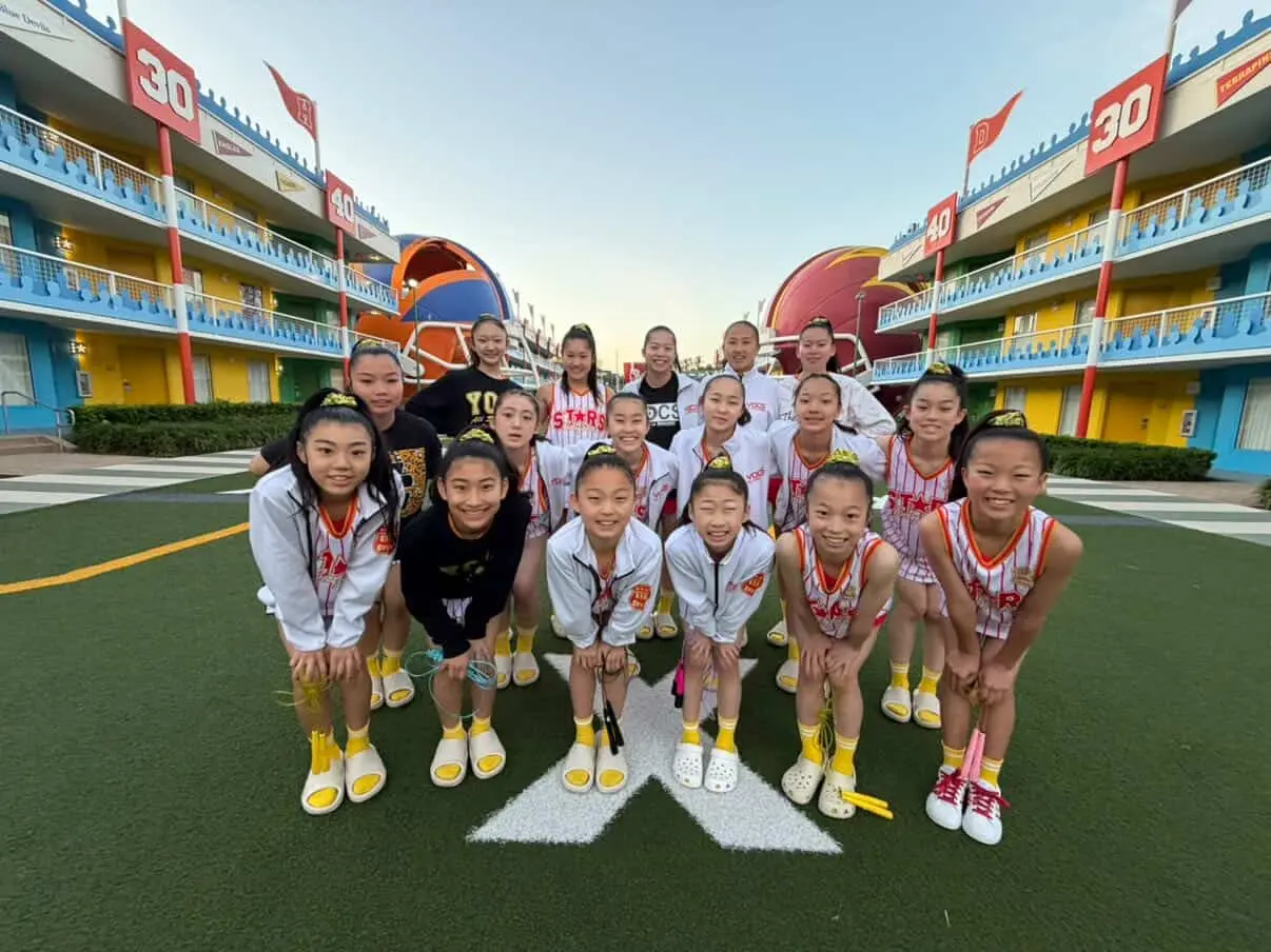 YOCS All Star Cheer STARS Crystal GOLD