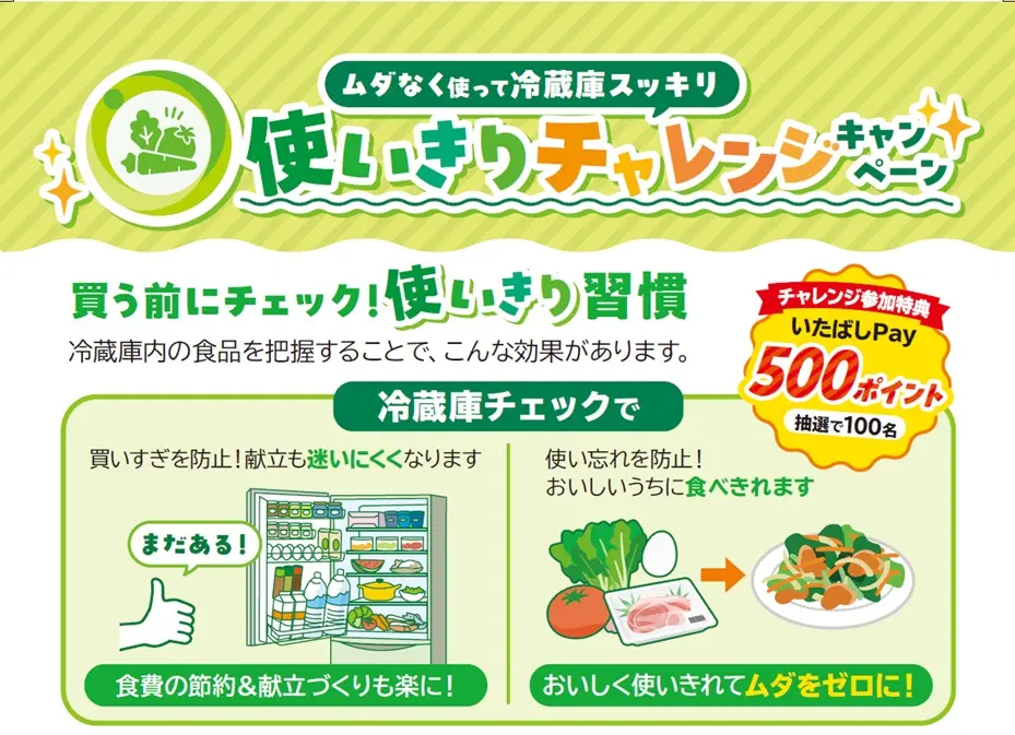 使い切りチャレンジキャンペーン